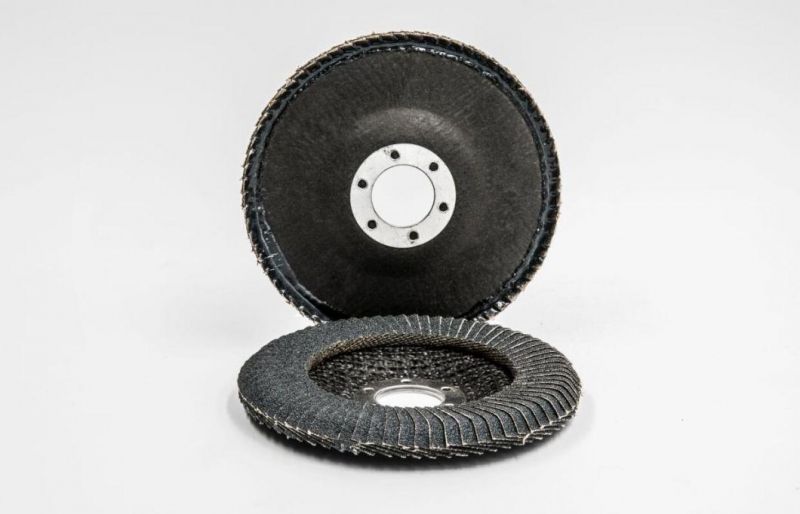 Floded Edged Flap Disc with Ceramic Cloth and Zirconia Cloth for Stainless Steel and Metal Grinding and Polishing