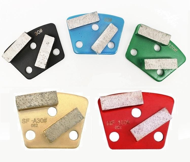 Trapezoid Metal Bond Diamond Grinding Plates/Shoe/Discs for Concrete