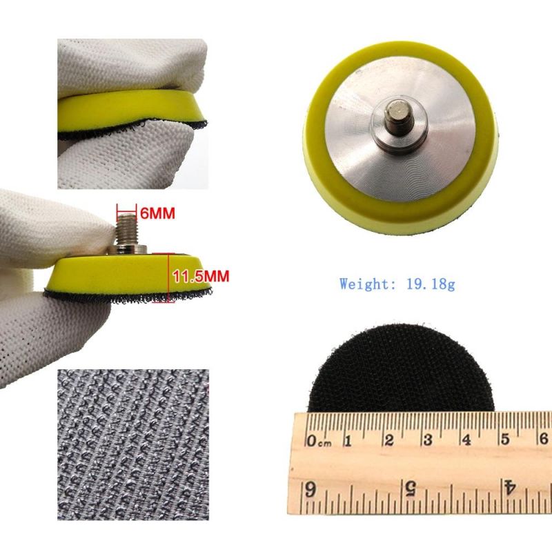 2 Inch 50mm Heavy Duty Aluminum Pad Hook and Loop Sanding Pad for Grinding and Polishing