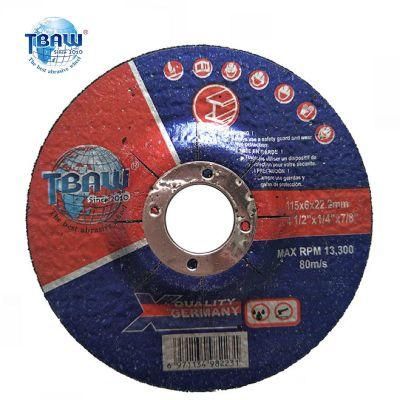 4.5inch Abrasive Cutting Wheel Grinding Wheel Disc Euro Market 115*6.0*22mm