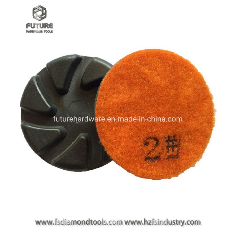 4inch Resin Grinding Disc/Diamond Polishing Pad for Quartzite