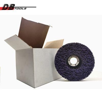 125mm 5&quot; Clean and Strip Cup Wheel for Paint Remove Fiberglass Purple Abrasive Tool