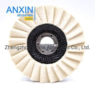 Woolen Radial Flap Disc for Stainless Steel Finishing Polish