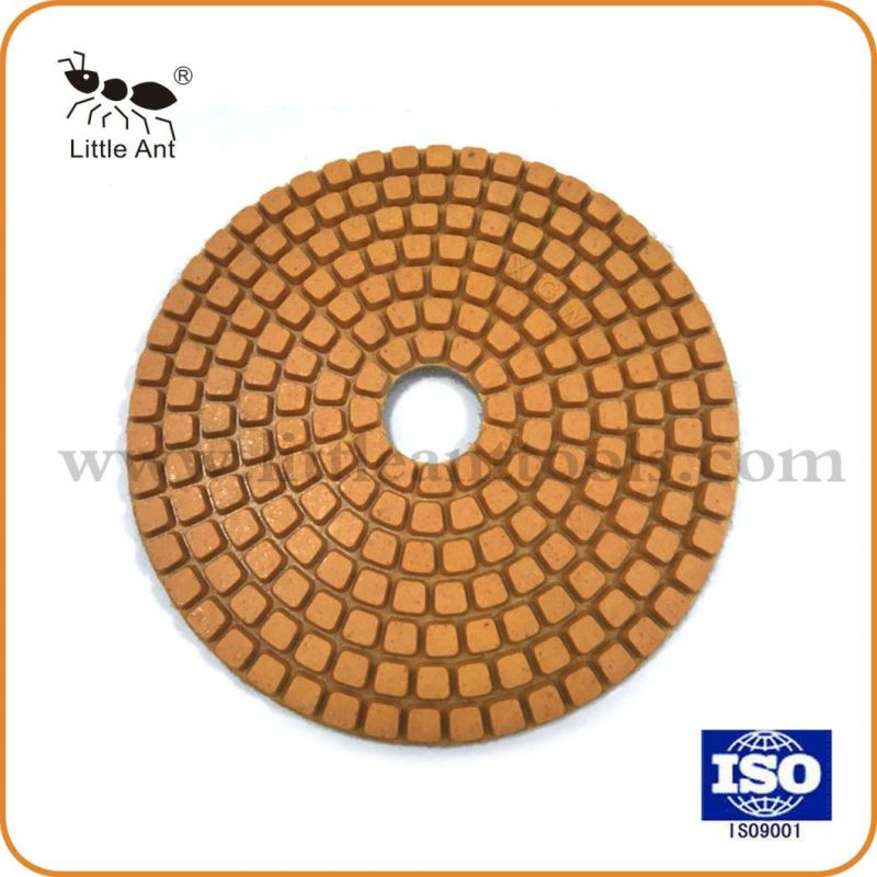 100mm Diamond Wet Resin Polishing Pad for Granite and Marble