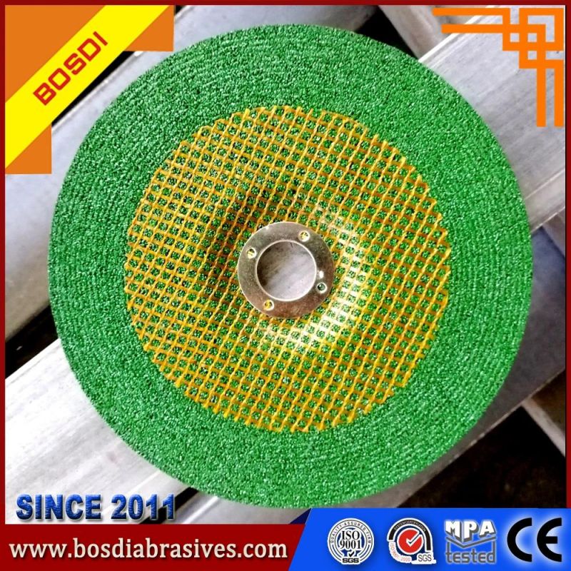 150mm Abrasive Grinding Wheel/Disk for Stainless Steel/Inox/Metal, Resin, Red/Green/Yellow
