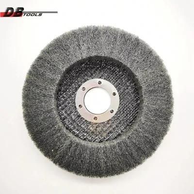 4&quot; 100mm Mop Wheel 16mm Hole Non-Woven Disc for Stainless Steel Polishing Steel Inox Grey Color