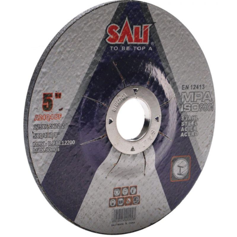 Sali 5" 125*6*22.2 T27 Grinding Disc Wheel for Metal Inox with MPa Certificate