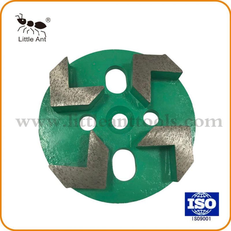 4"/100mm Metal Diamond Segment Grinding Plate Abrasive Disk Hardware Tools for Concrete