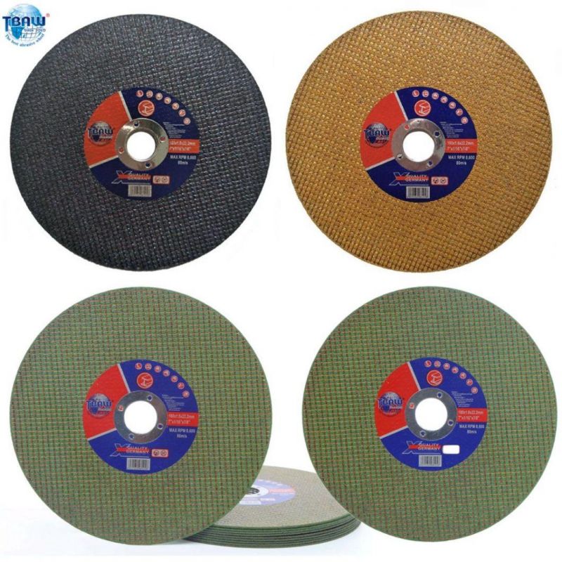 7inch 180*1.6*22.23mm Abrasive Cut off Wheel Cutting Disc for Metal Factory OEM