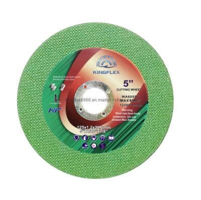 Super Thin Cutting Wheel, 125X1.2X22.23mm, 1net Green, for Stainless Steel