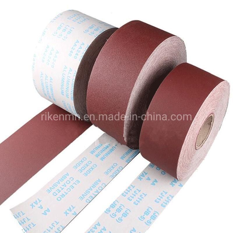 Wet and Dry Abrasive Belt Type Coated Sanding Sand Paper for Sanding Belt Sander Replacement Roll