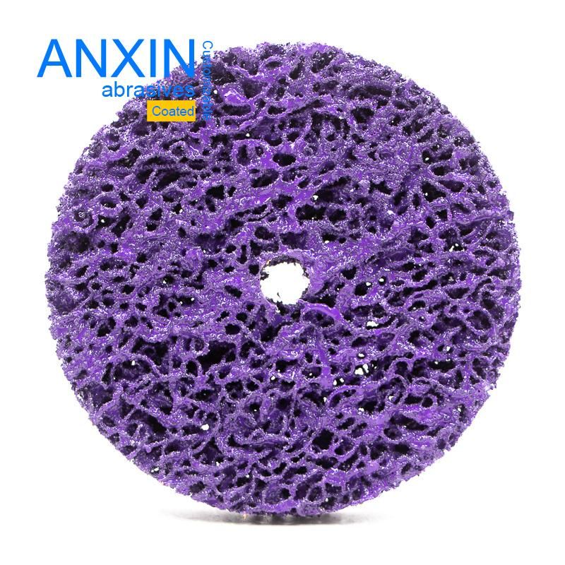 Purple Strip Celan Disc with a Hole