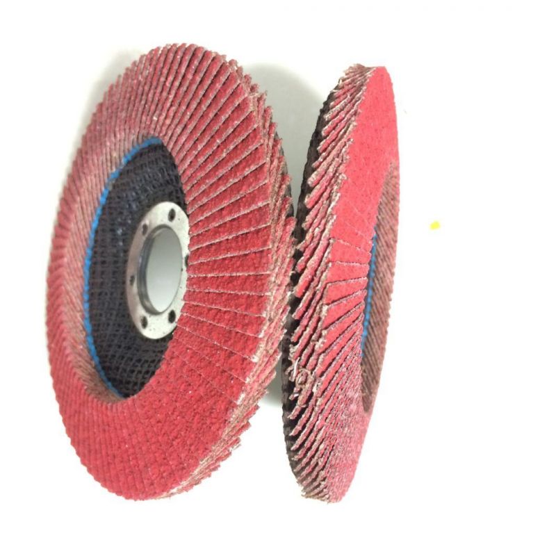 High Quality Wear-Resisting 4"-7" Ceramic Grain Flap Disc for Grinding Stainless Steel and Metal