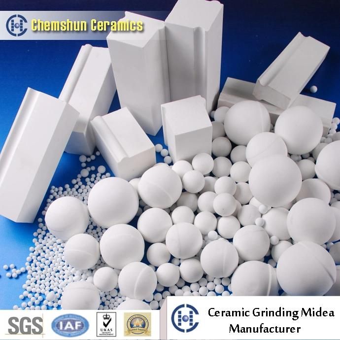 92% Alumina Ceramic Bricks for Pebble Mill & Ball Mill