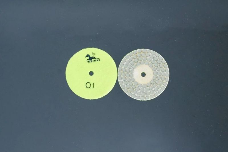 4′ ′ Diamond Four-Step Resin Dry Polishing Pads for Marble/ Granite