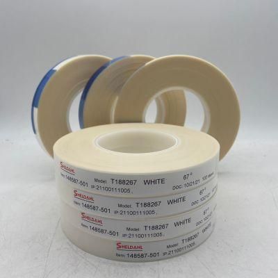 White Color Splicing Tape for Coated Sanding Belt Making 67 Degree