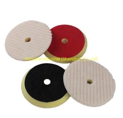 High Quality Japan Style Da/RO Wool Buffing Pad 5 Inch Car Care Polishing Wool Pads