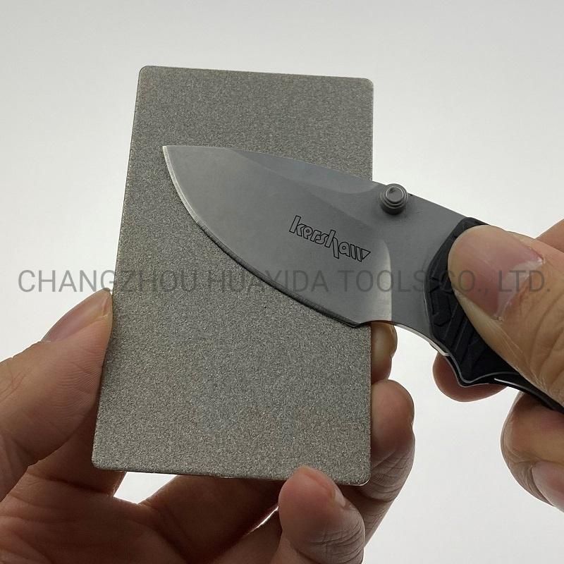 Credit Card Size Diamond Sharpening Stone Knife Sharpener (Coarse/Fine/Extra Fine)