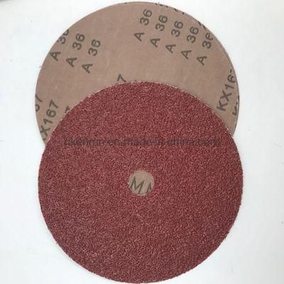 Aluminum Oxide Resin Flap Wheel Fiber Discs for Metal Polishing