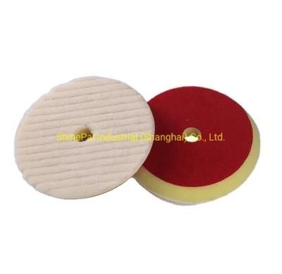 Car Polishing Wool Pad Buffing Pad Wool 6 Inches Car Care Pad 150 mm