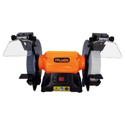 Good Quality Cast Iron Base 230V Bench Tool Grinder 200mm for Woodworking