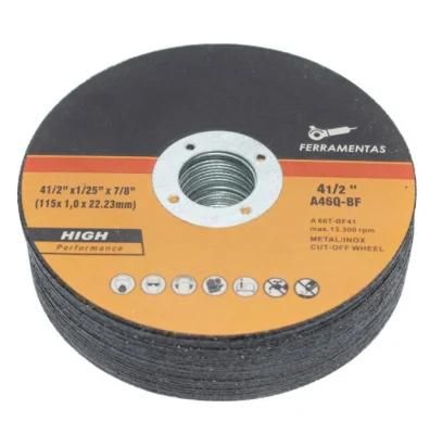 Power Electric Tools Parts Cut off Wheels 4-1/2&quot; Thin Cutting Disc for Steel and Ferrous Metals