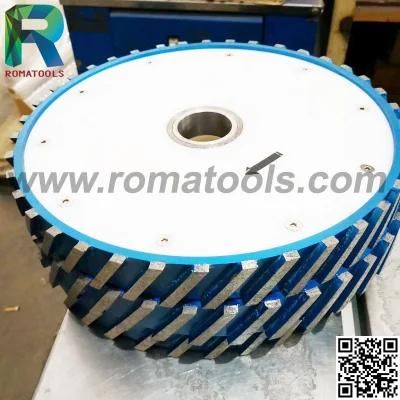 High Quality Diamond Oblique Segmented Calibrating Wheel for Stone Processing
