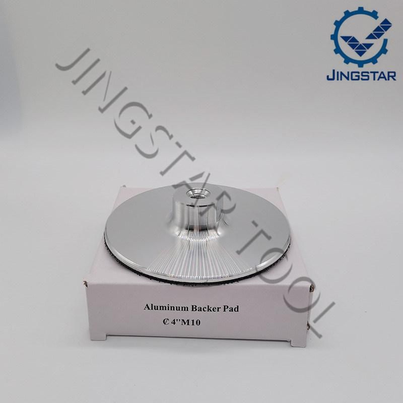 3"/4"/5" Ultra-Thin Aluminum Backer Pads M14 5/8-11 Thread Backer Holder Pad for Surface or Straight Edge Polishing 1PC