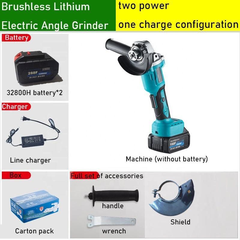 Goldmoon Hot Sale Brushless Water Angle Grinder 125mm Customization