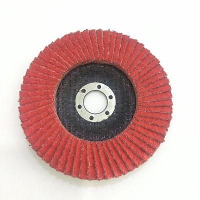100mm Ceramic Grain Abrasive Sanding Flap Disc with Factory Price Suitable for Any Grinding and Polishing Application From Chinese Manufacturer