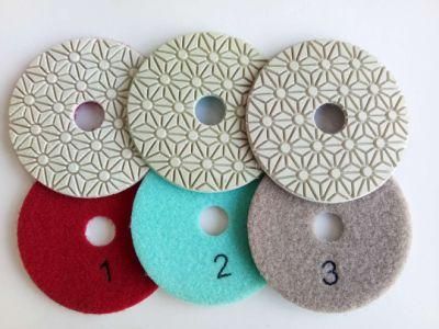 3 Step Wet Polishing Pad for Marble, Granite etc