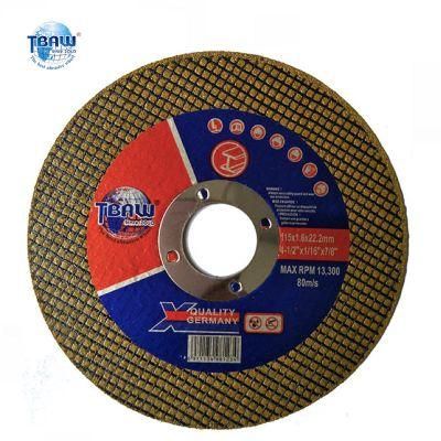 Cutting Wheel Cut-off Discs for Stainless Steel 115*1.6*22mm 4.5&quot;
