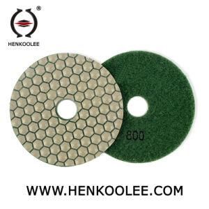 5 Inch Dry Diamond Polishing Pads for Granite and Concrete