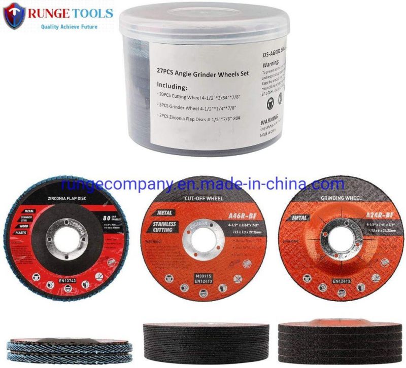 7" Inch 180mm Stainless Steel Metal Abrasive Grinding Disc for Welding Angle Grinder Power Tools