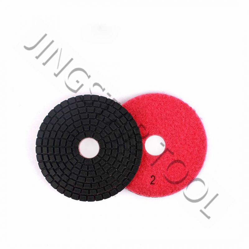 3-Step Diamond Polishing Pads for Wet or Dry Granite Polishing and Marble Polishing