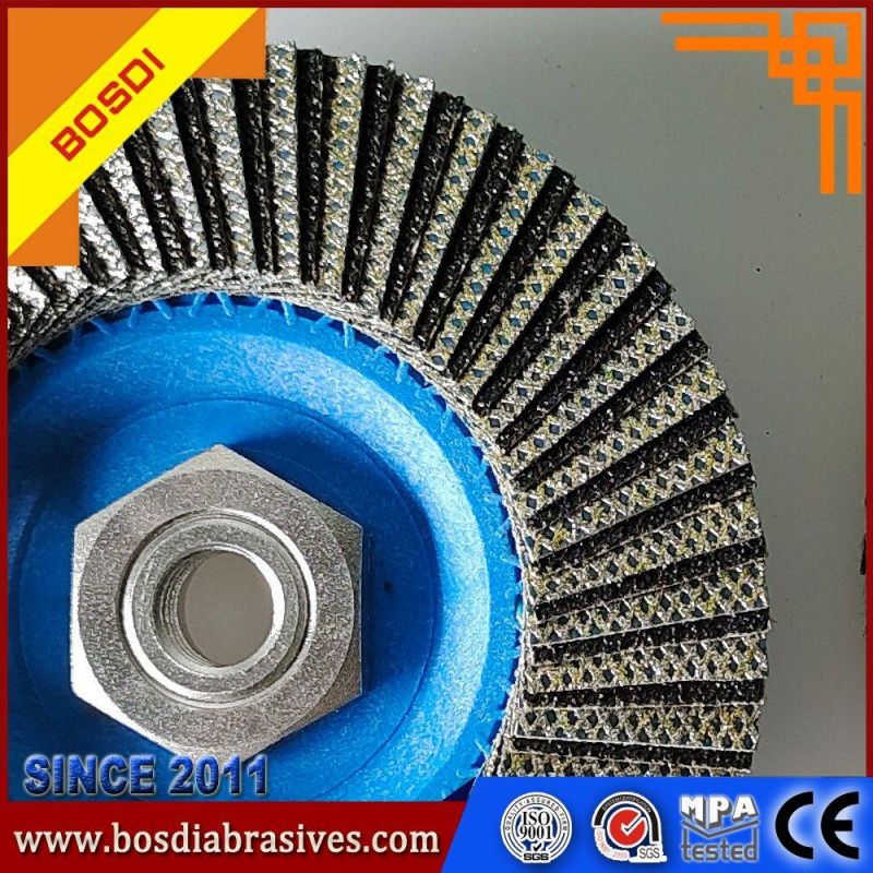 Diamond Abrasive Flap Disc, Granite/Stone Polishing Disc, Flap Disc for Marble-125X22mm