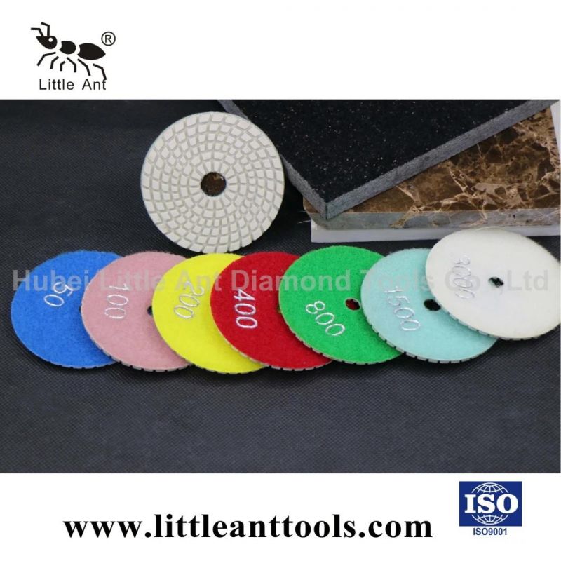 Diamond Tools Polish Pad White Premium Abrasive Wet Polishing Pad