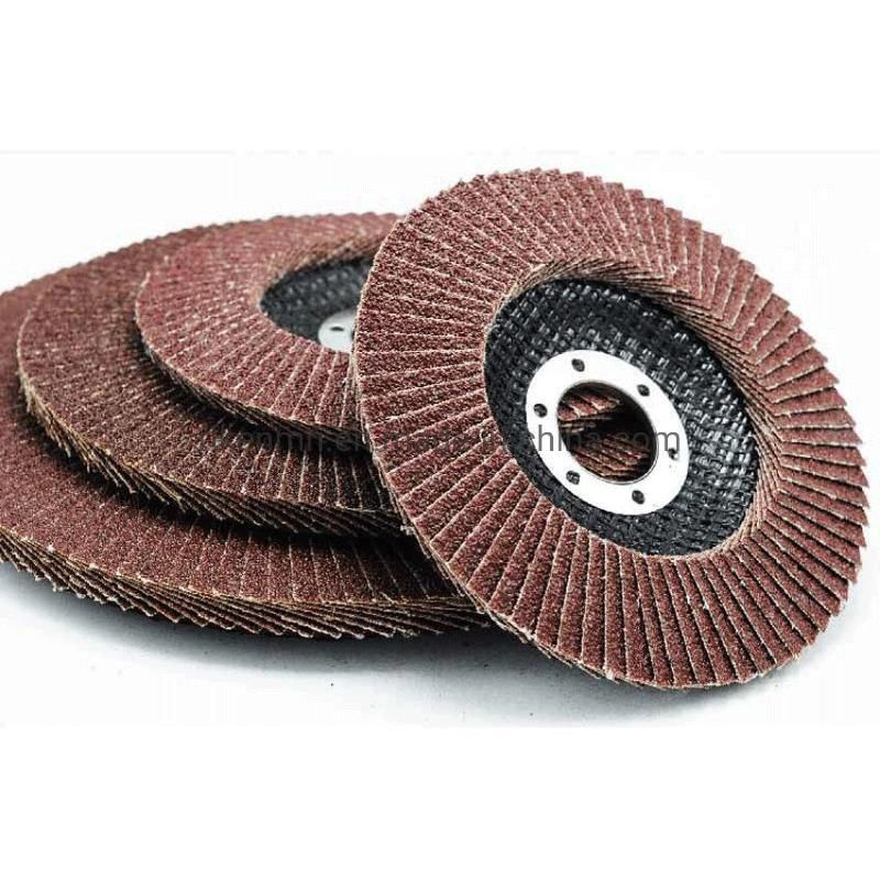 72 Pages 4.5" Calcined Aluminum Oxide Flat Wheels Flap Disc