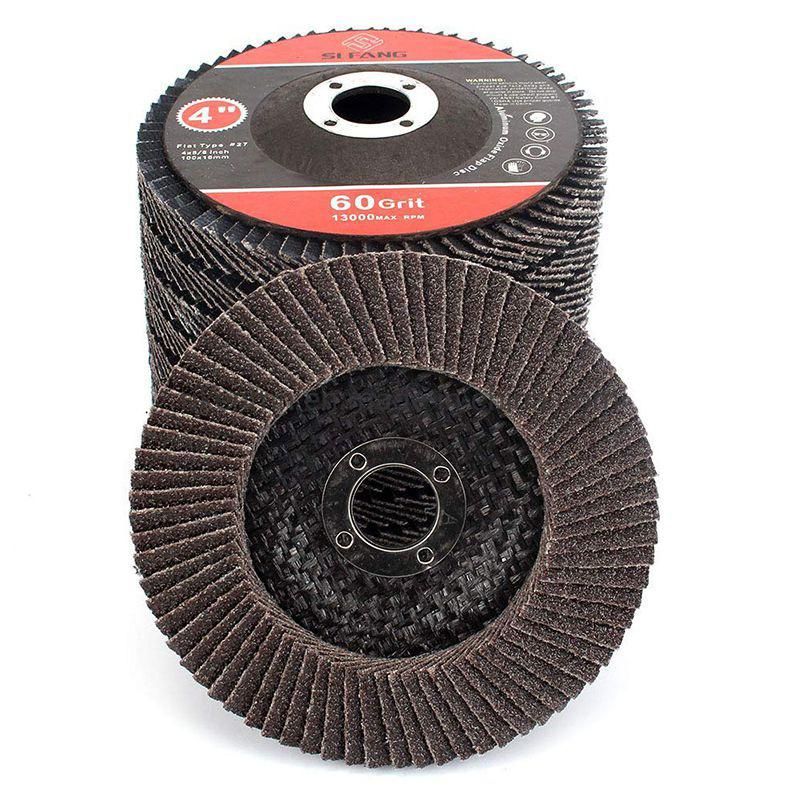 5 Inch Metal Aluminum Oxide 40 Grit Disco Flap Wheel Flap Disc for Wood and Metal