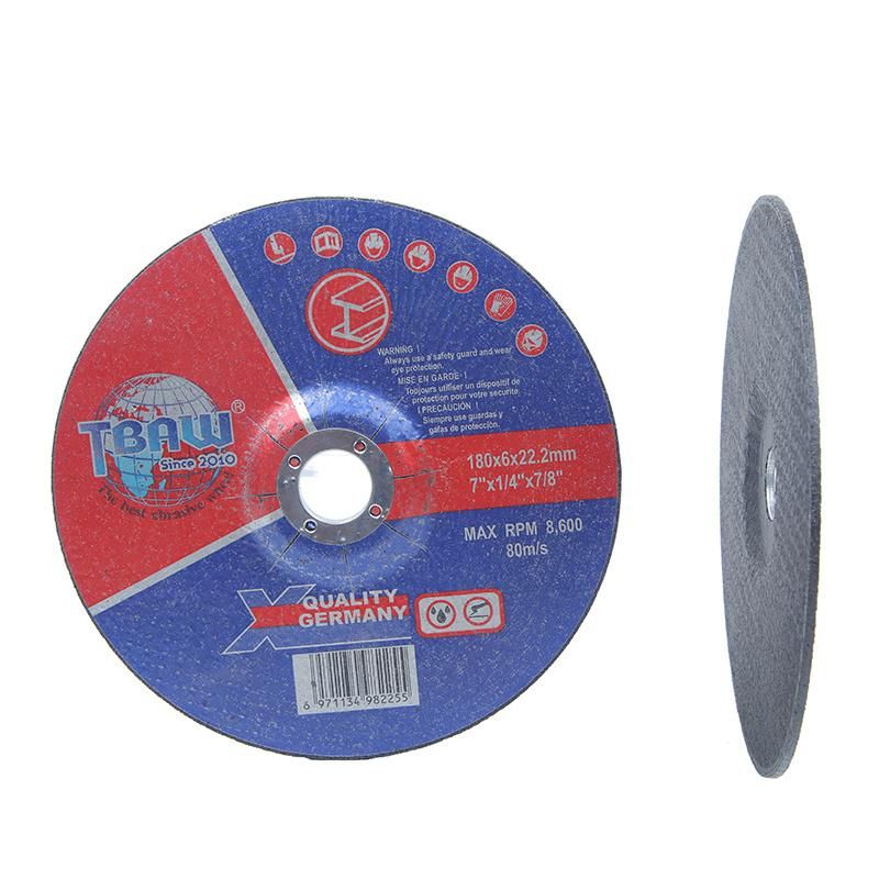 Factory OEM 7ich 180*3.0*22.23mm Abrasive Grinding Wheel Cut off Disc for Metal Polishing