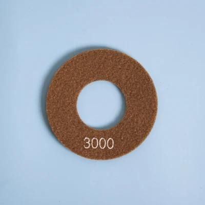 Diamond 125mm Abrasive Granite Marble Polishing Pad with Big Hole for Wet Use