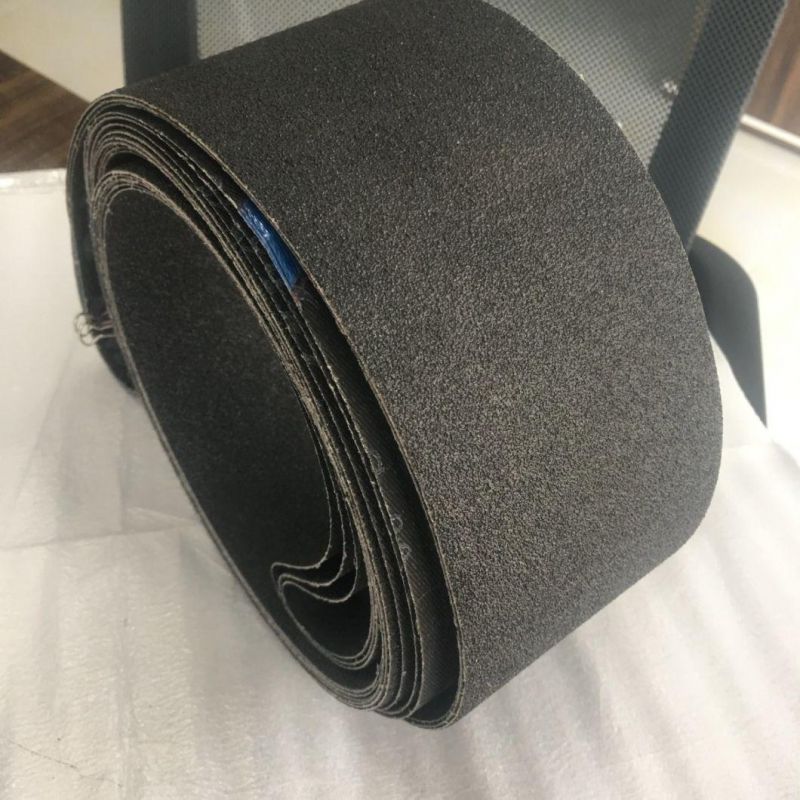 High Quality Premium Wear-Resisting Silicon Carbide Sanding Belt for Grinding Stainless Steel and Metal