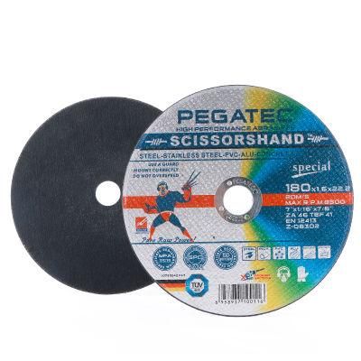 Pegatec 7&quot; 180X1.6X22.2mm Super Thin Cutting Wheel for Different Materials