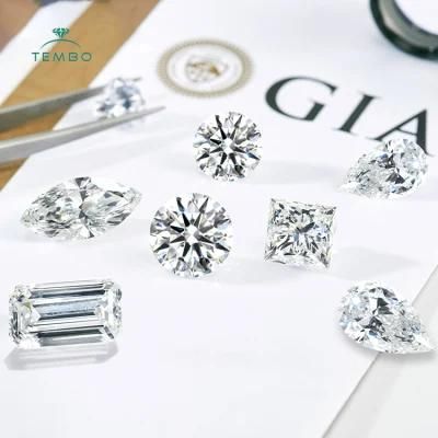 China Cheap Price Lab Grown CVD Synthetic White Diamond Loose Hpht Diamond Lab Made Diamonds Price Per Carat