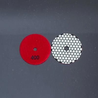 Qifeng Power Tool 7-Step 3&quot;/80mm Abrasive Diamond Dry Polishing Pads for Granite&Marble