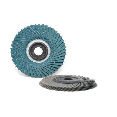 5&quot; 80# Zirconia Alumina Flower Radial Flap Disc with Long Service Life as Abrasive Tooling for Angle Grinder for Korea Market