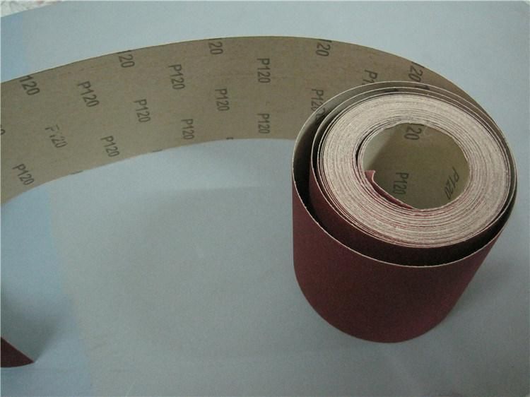 Aluminium Oxide Abrasive Paper Cloth Roll Sand Paper for Power Machine