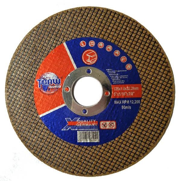 5inch Abrasive Cutting Wheel Cut off Metal OEM Supplier Hard Steel 125*1.6*22mm