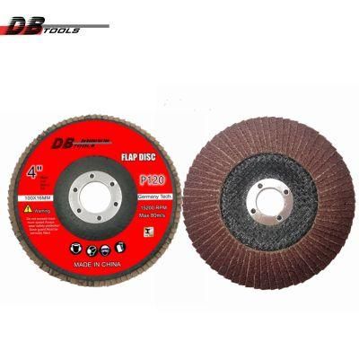 4 Inch 100mm Flap Wheel Flap Disc Grinding Disc Grinding Wheel 16mm Hole Ao