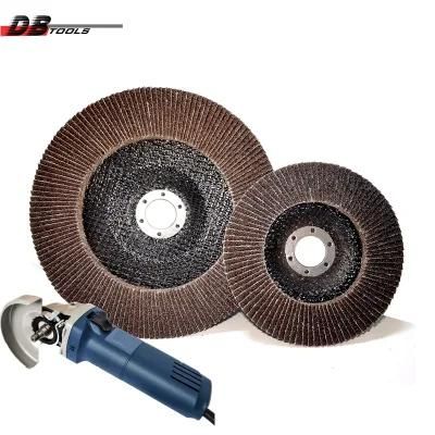 5&quot; 125mm Abrasive Grinding Flap Disc Wheel Calcinate Alumina for Paint Wood Derusting Metal Ss